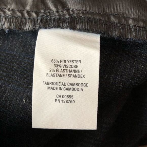 Reitmans Plaid Dress Pants - Size 10 - Picture 5 of 6